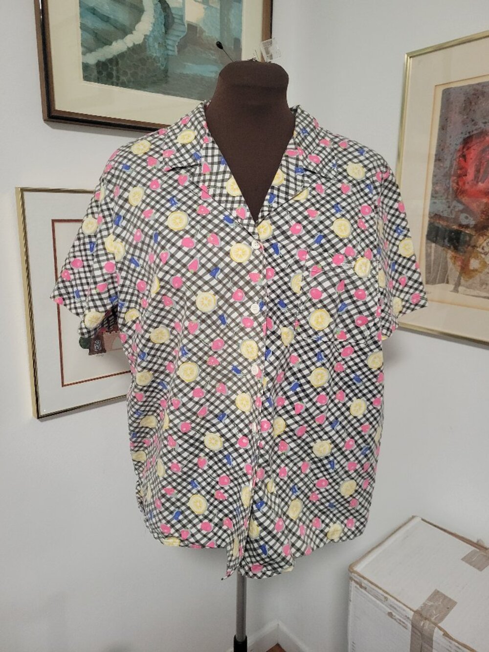 Vintage 60's Ladies Casual Shirt